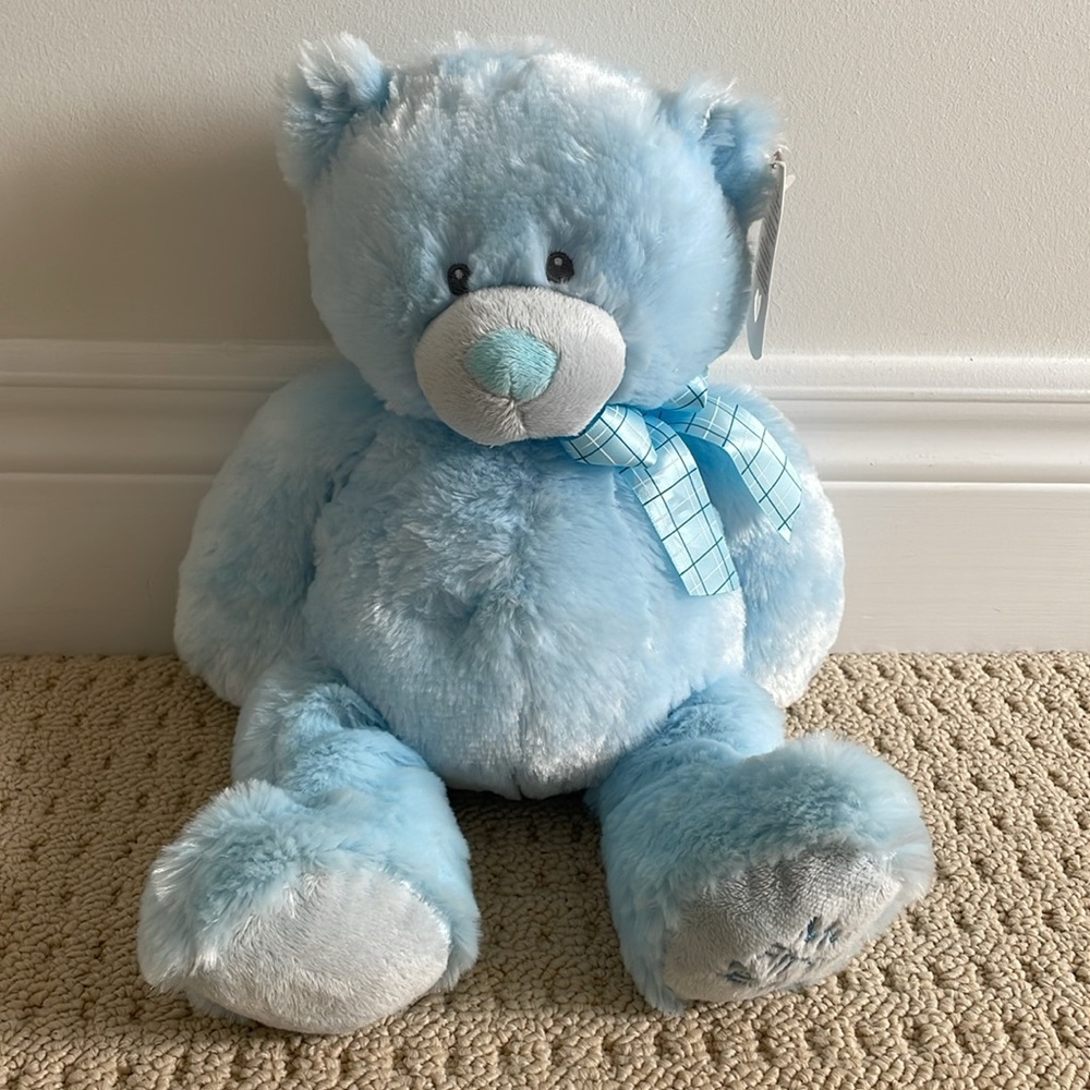Baby Ganz Collection Plush Blue Teddy Bear - Picture 3 of 6